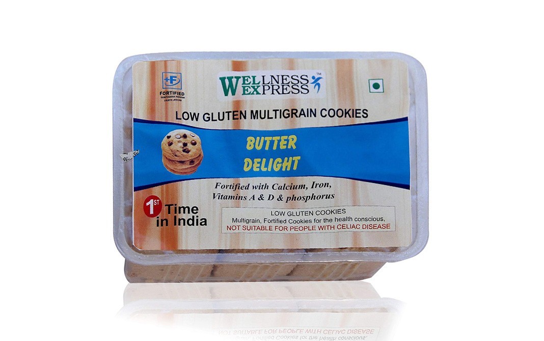 Wellness Express Butter Delight, Low Gluten Multigrain Cookies   Box  200 grams